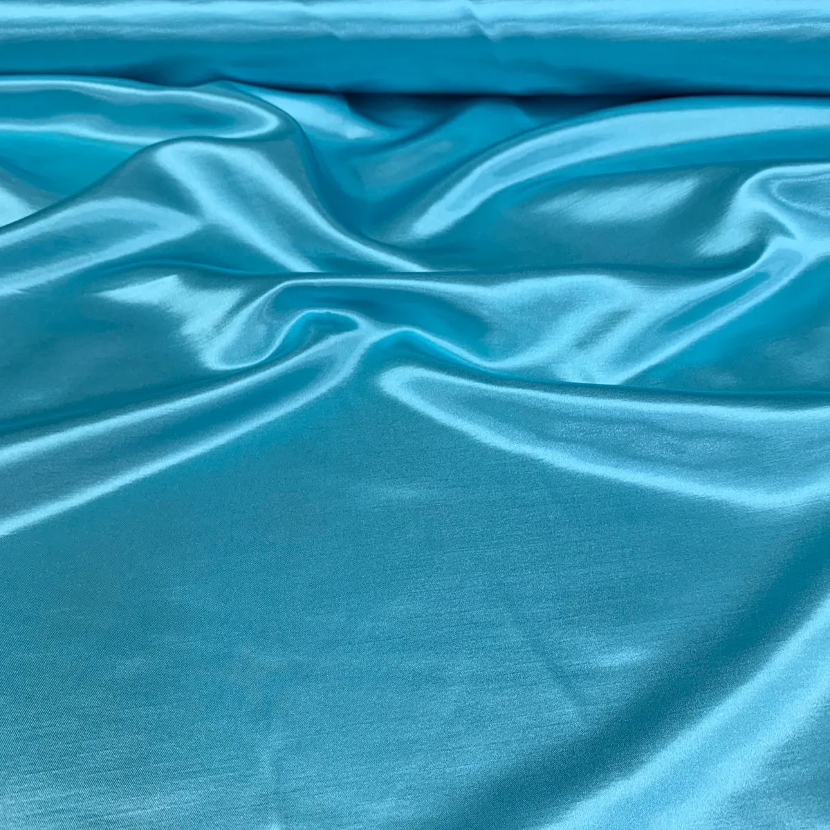 10pcs - Shantung Satin (Reversible) Table Runner 14"x108" - Aqua