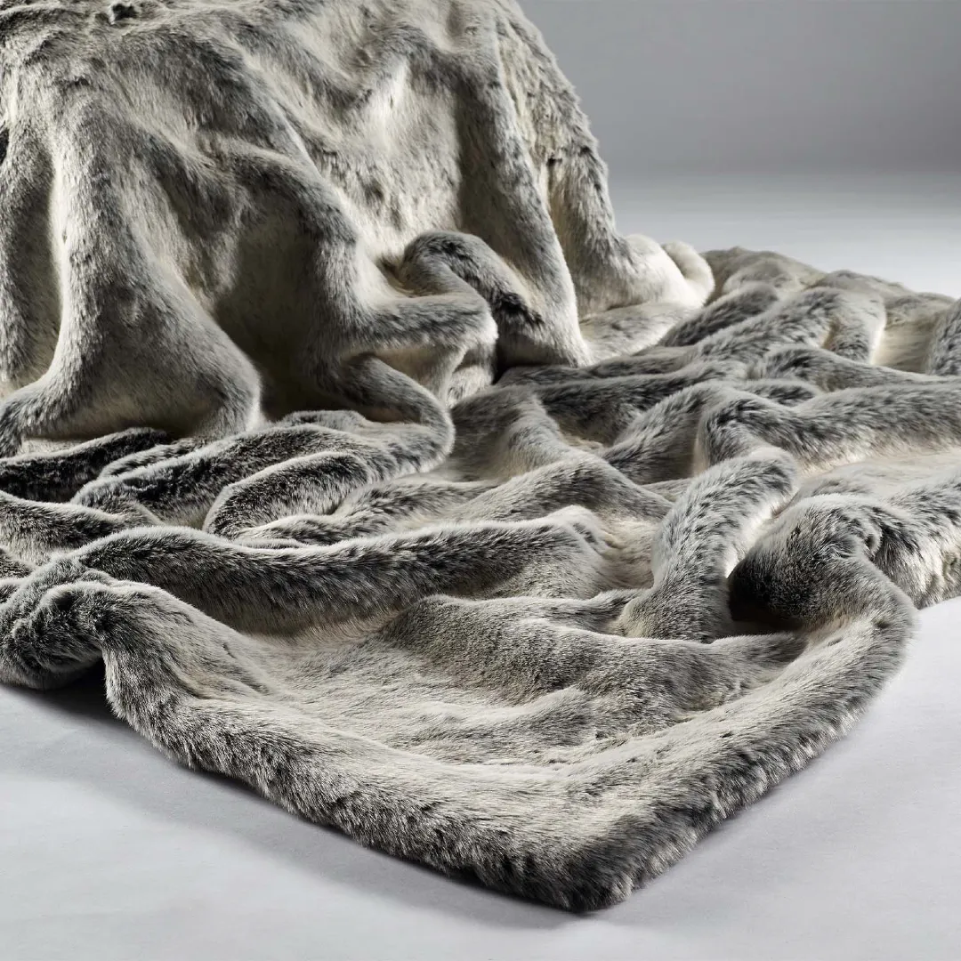 Alaska Fox Faux Fur Throws