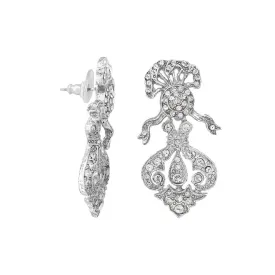 Antiquities Couture St. James Eternity Club Pave Crystal Drop Earrings