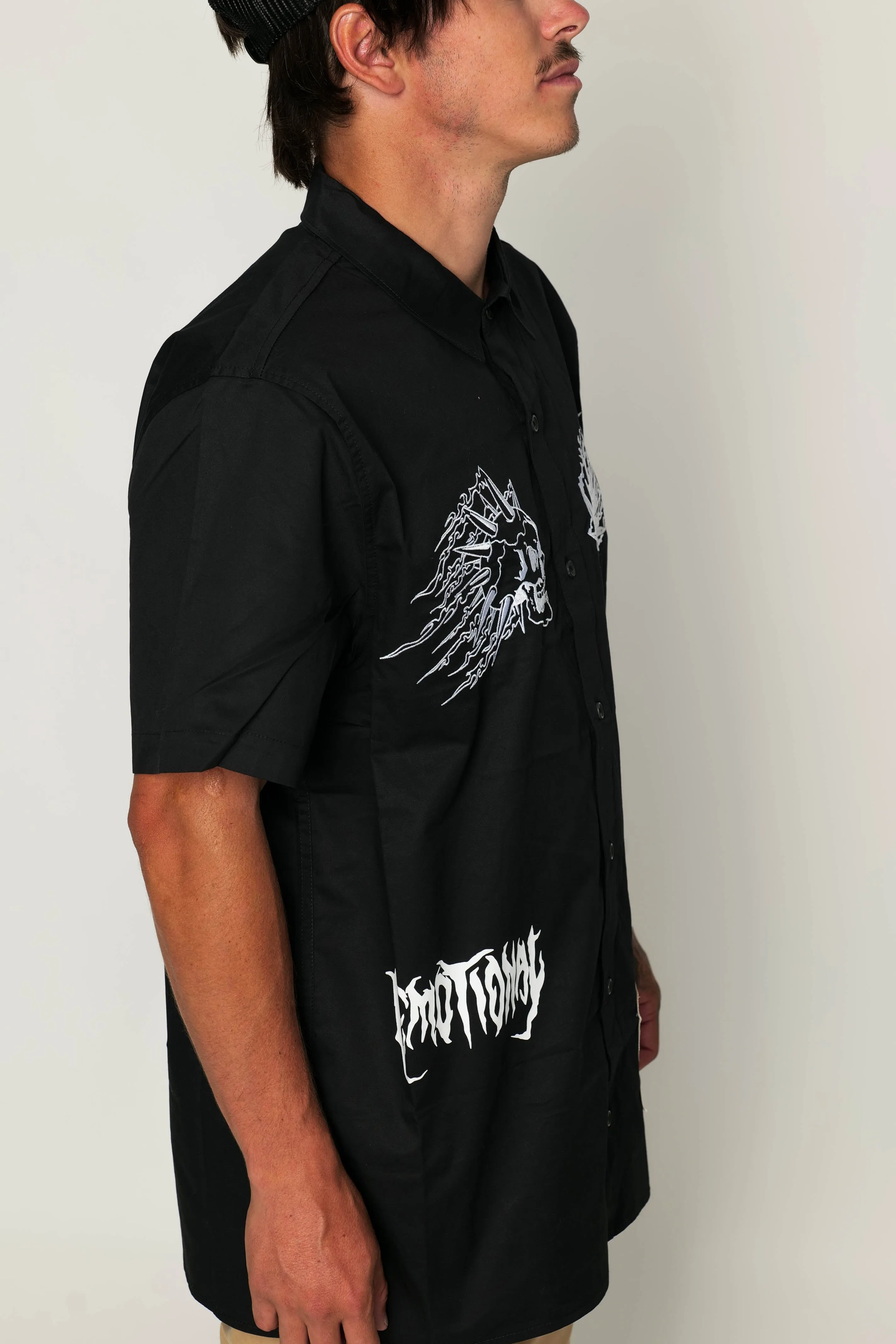 Antonym Button Up Black