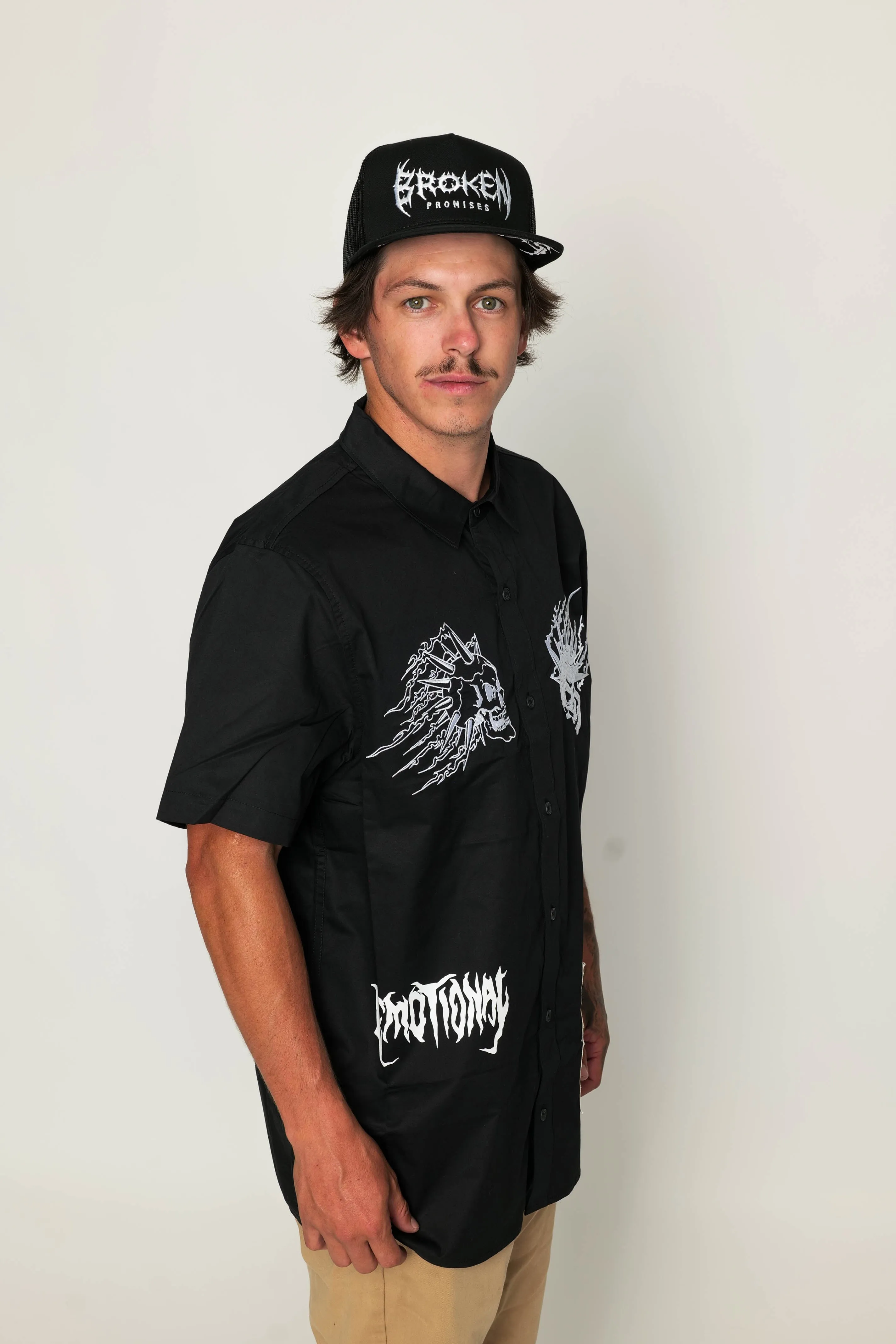 Antonym Button Up Black