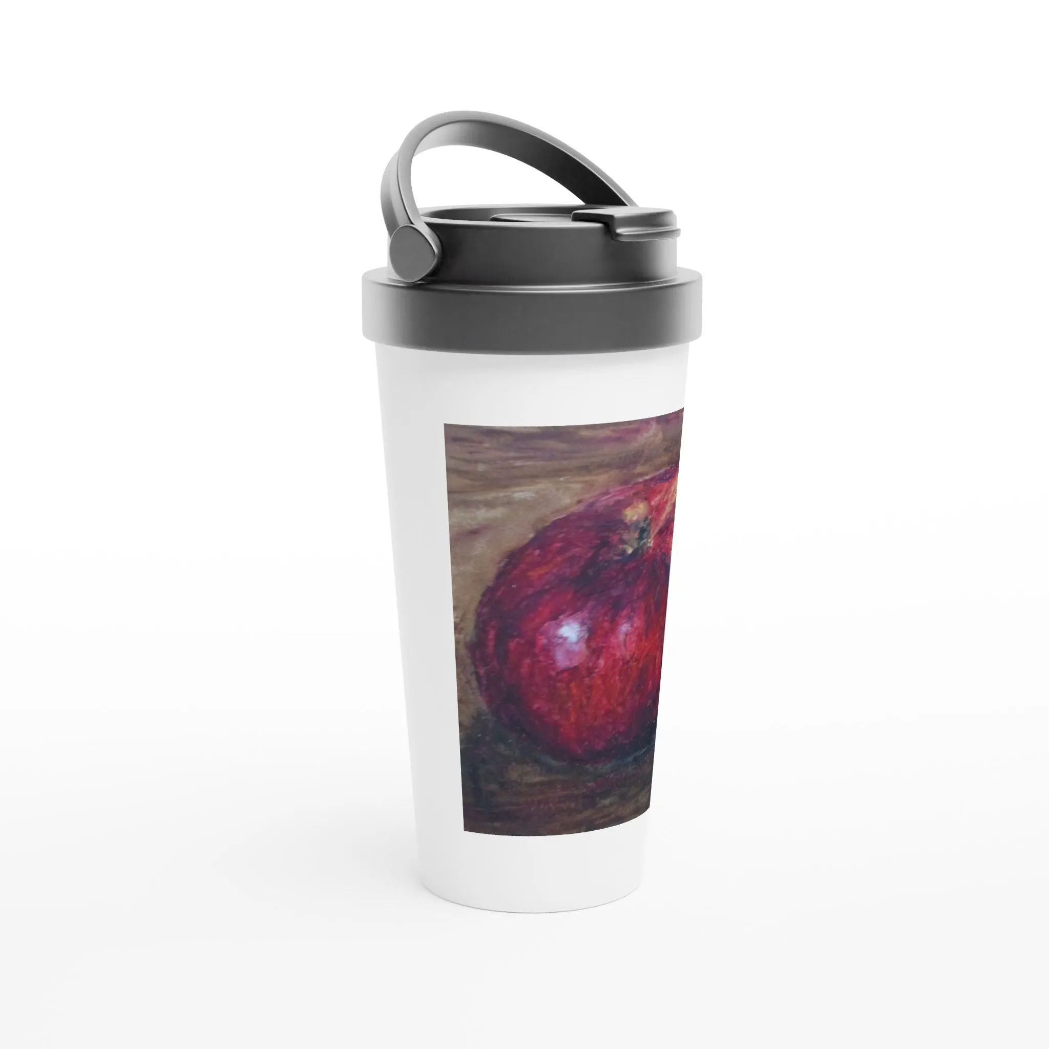 Apple A ~ Stainless Steel Travel Mug