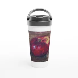 Apple A ~ Stainless Steel Travel Mug