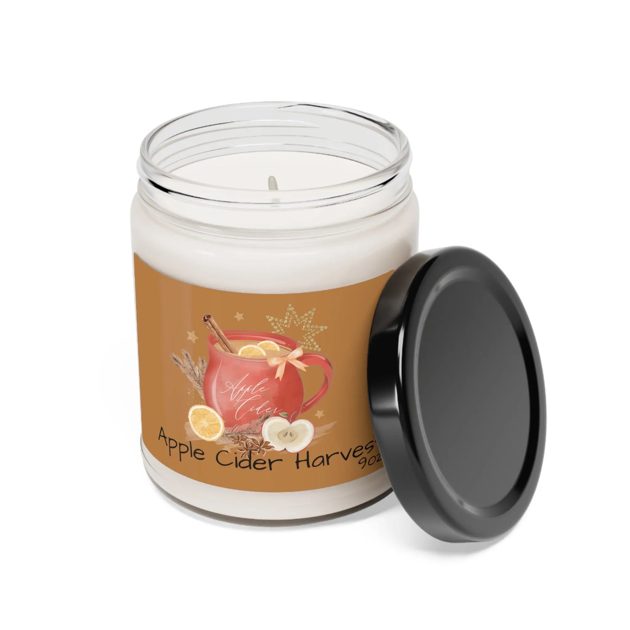 Apple Cider Harvest Scented Soy Candle, 9oz