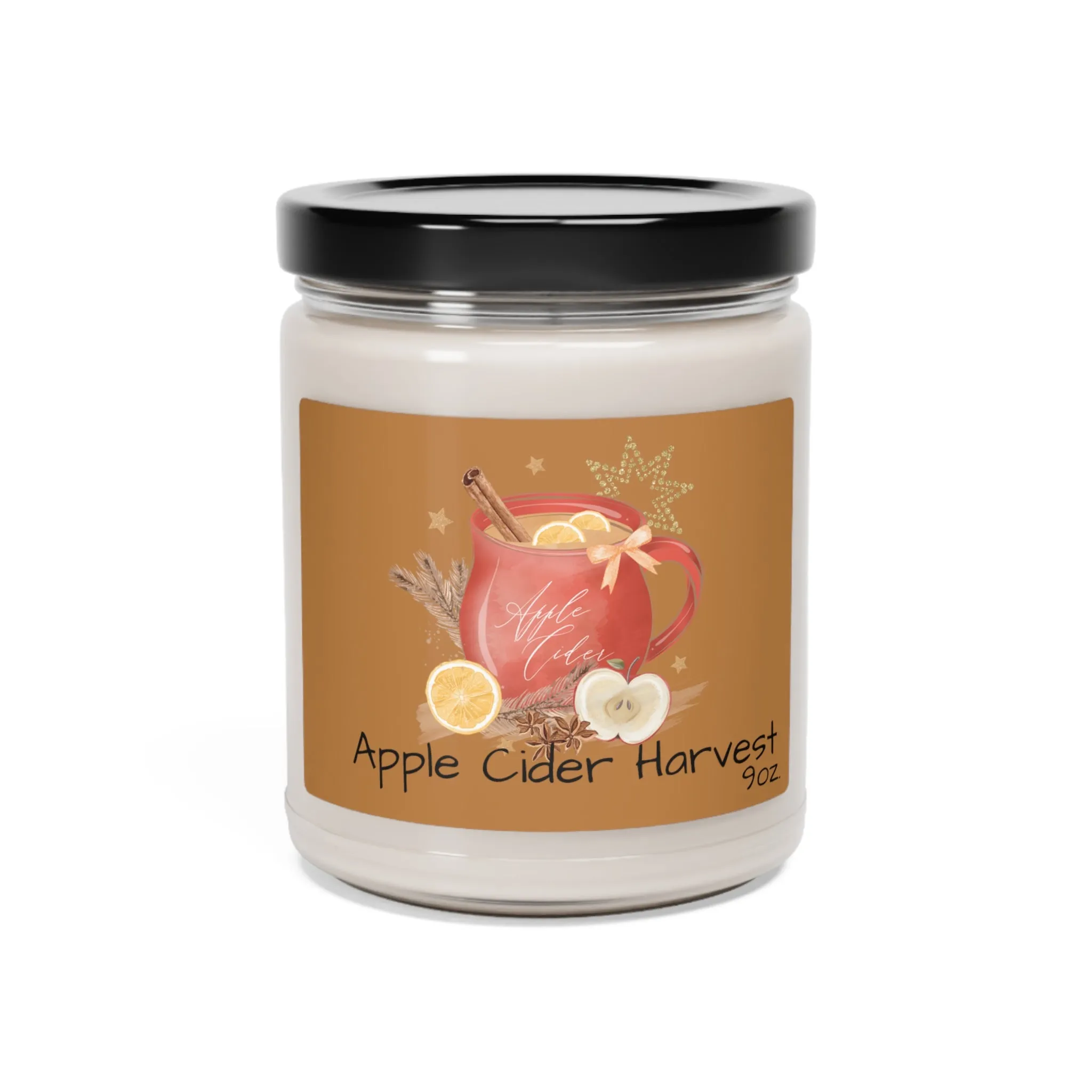 Apple Cider Harvest Scented Soy Candle, 9oz