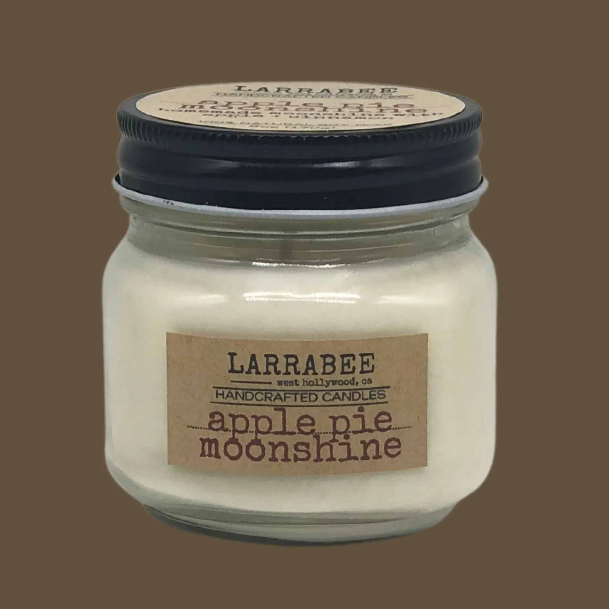 Apple Pie Moonshine handcrafted mason jar candle