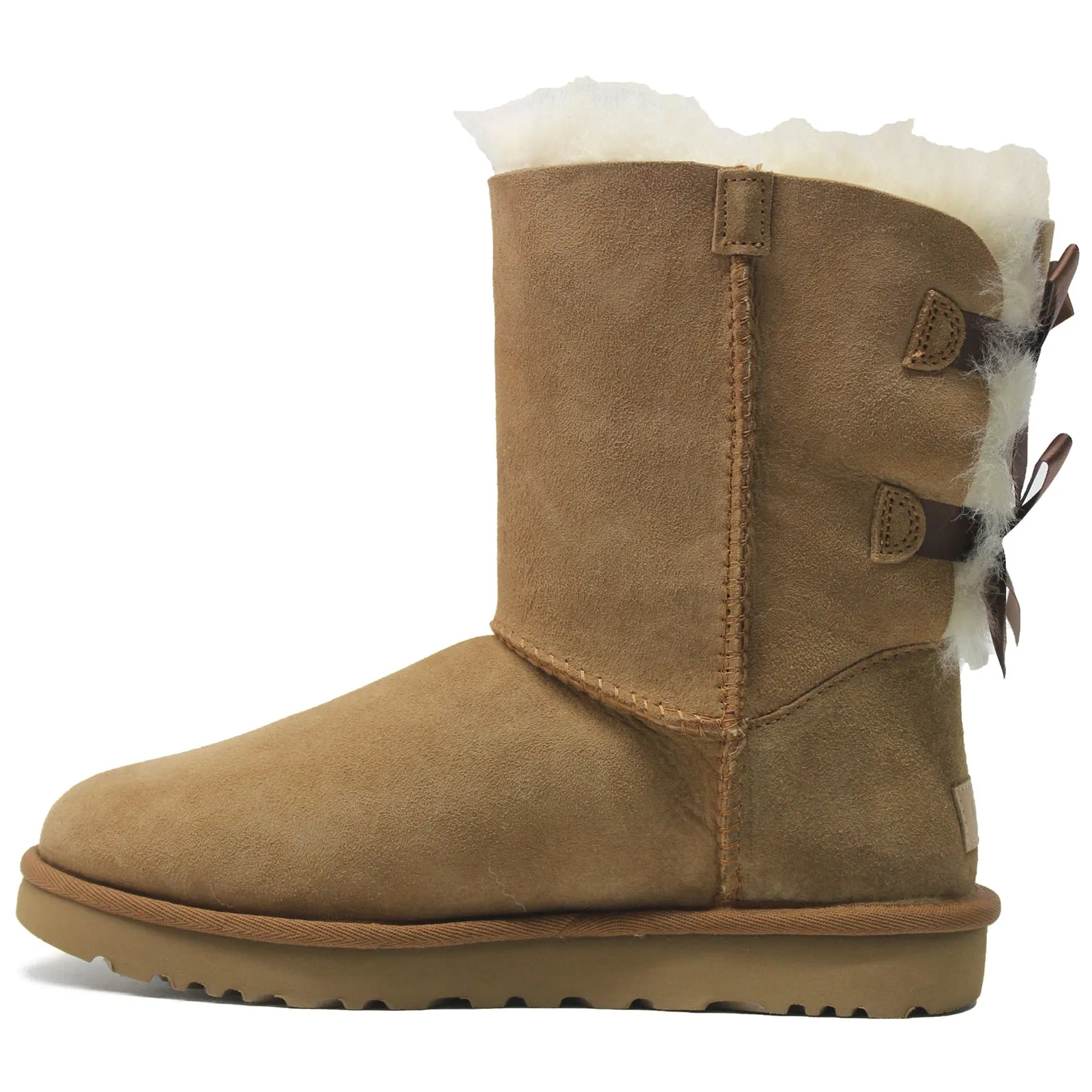 Bailey Bow II Water Resistant Suede Sheepskin Women's Winter Boots