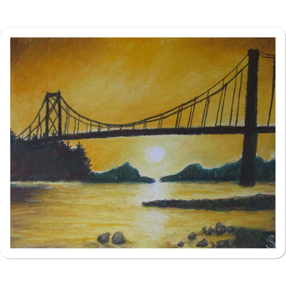 Bridge of Yellow ~ Sticker