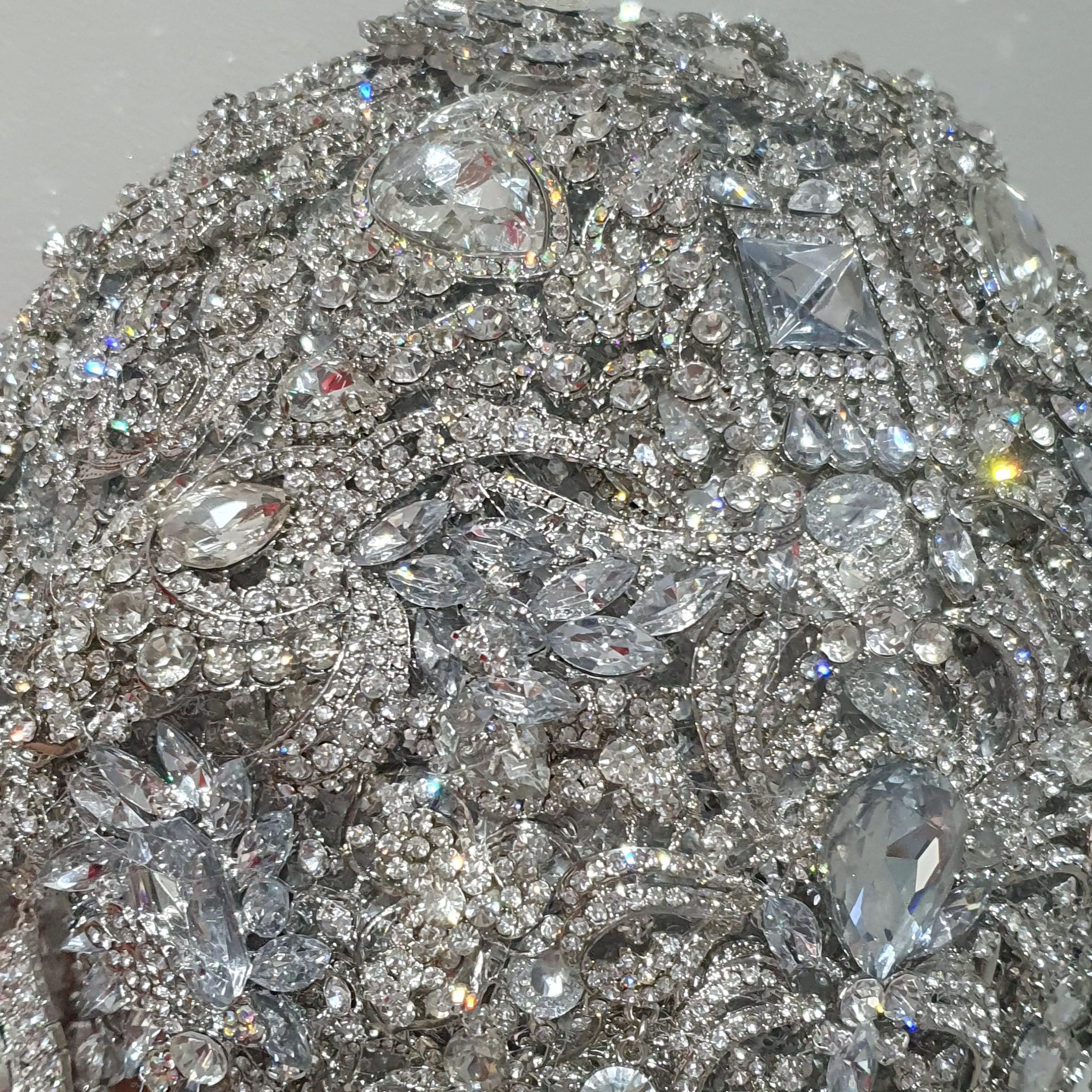 Brooch bouquet, Jewel crystal wedding bouquet. Crystal Bridal Brooch Bouquet, cascade Jewel bouquet