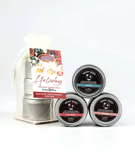 CANDLE 3 N 1 CANDLE HOLIDAY TRIO BAG