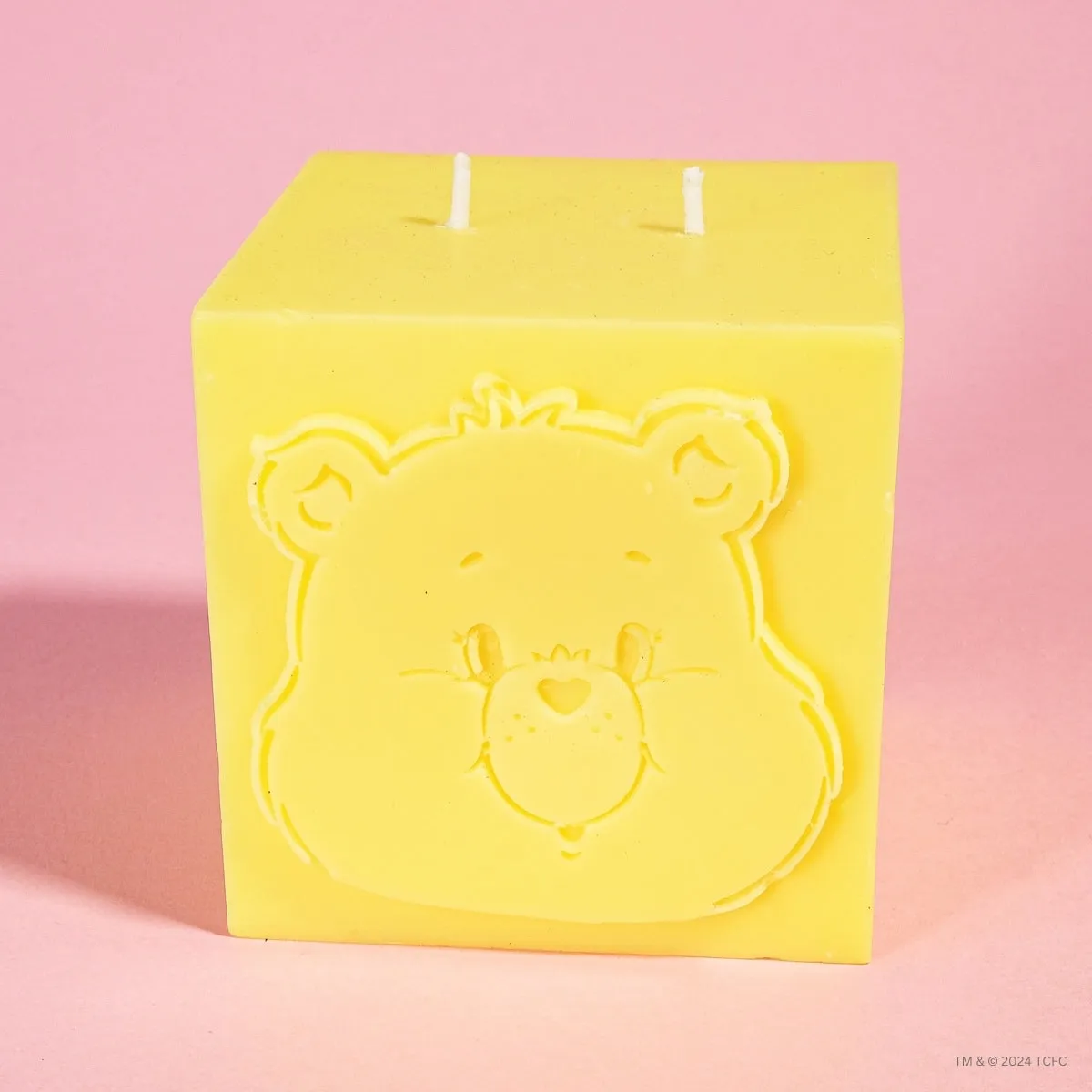 Care Bears x Flamingo Candles Cute Cupcake Birthday Bear Cube Pillar Candle