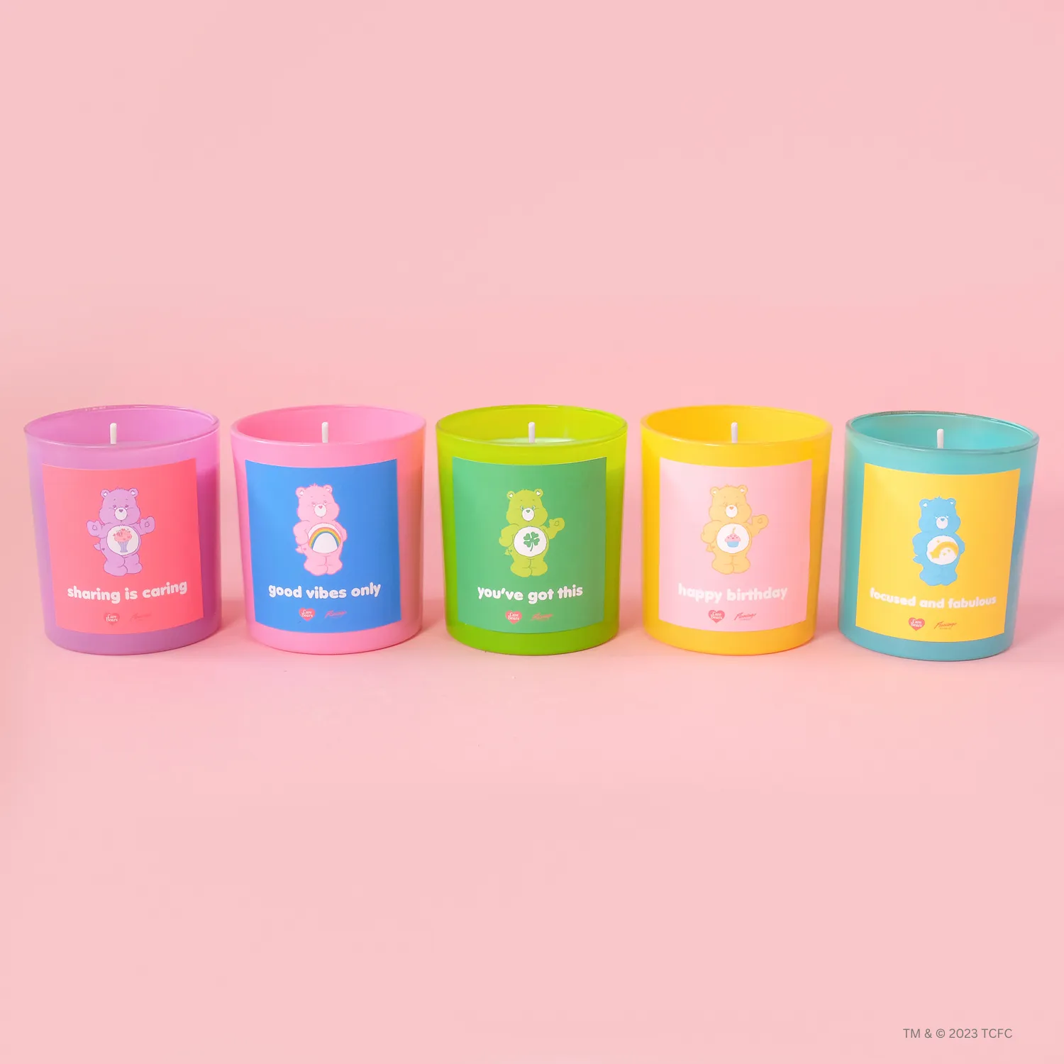 Care Bears x Flamingo Candles Watermelon Share Bear Jar Candle