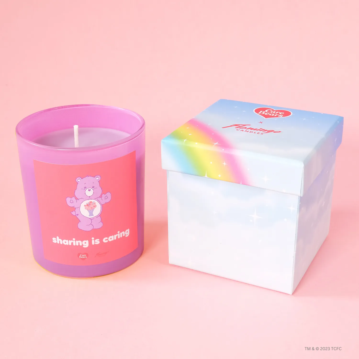 Care Bears x Flamingo Candles Watermelon Share Bear Jar Candle