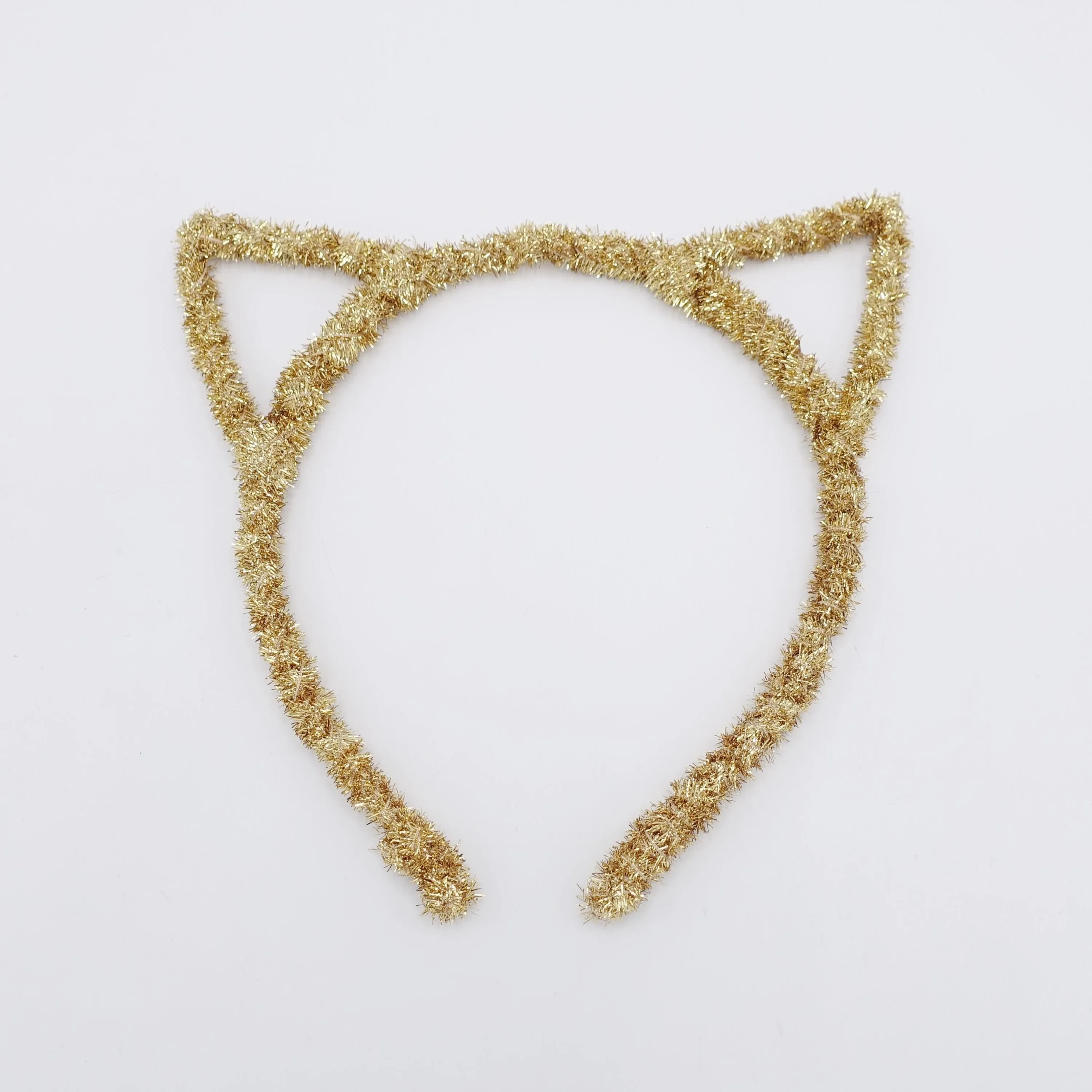 cat ear headband, spike sequin headband, glittering headband