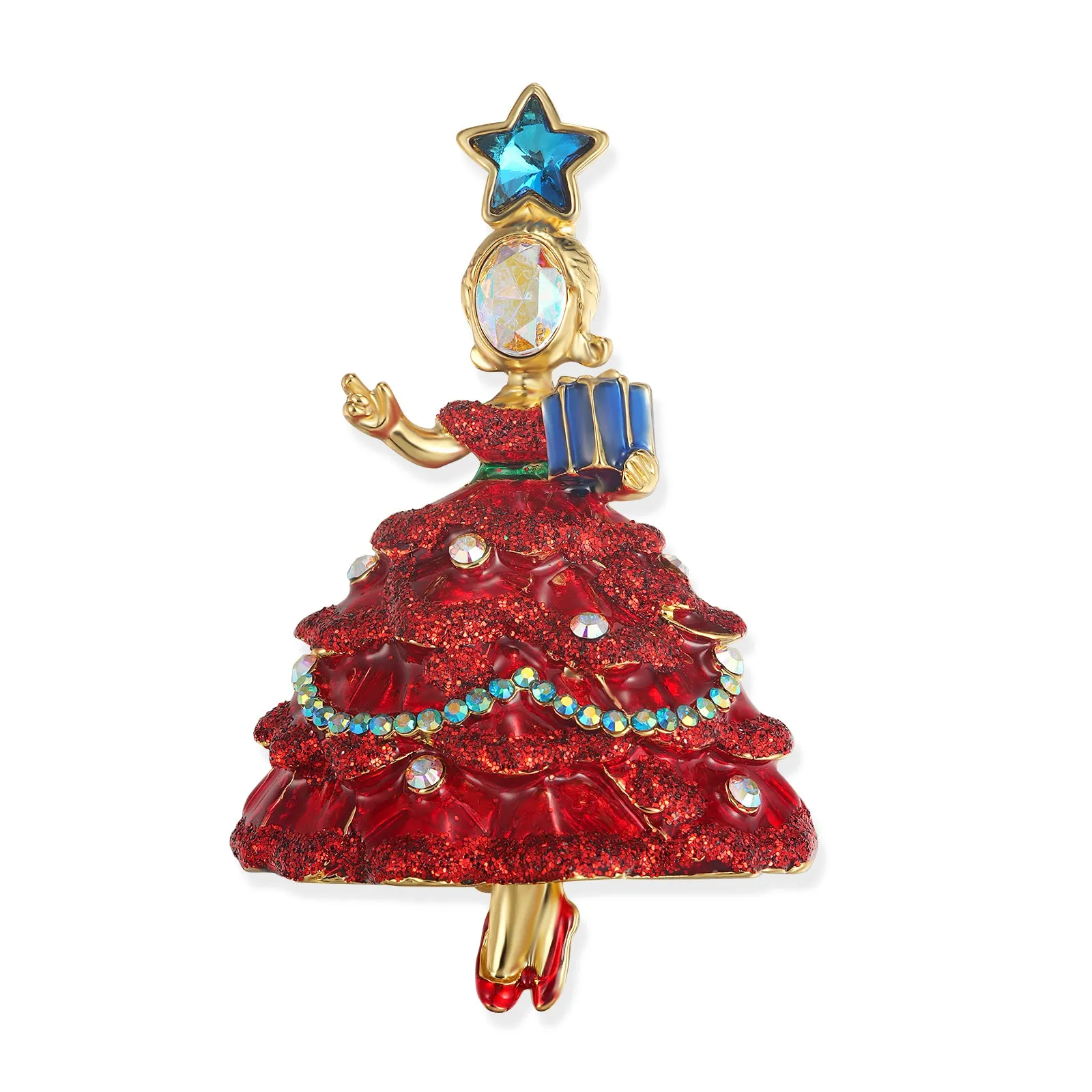 Christmas Ballerina Brooch