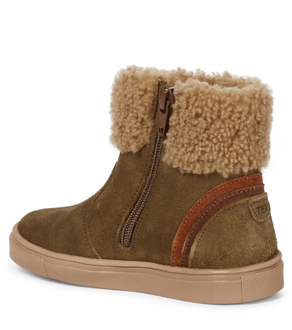 Chubby Shearling Winter Boot Sage