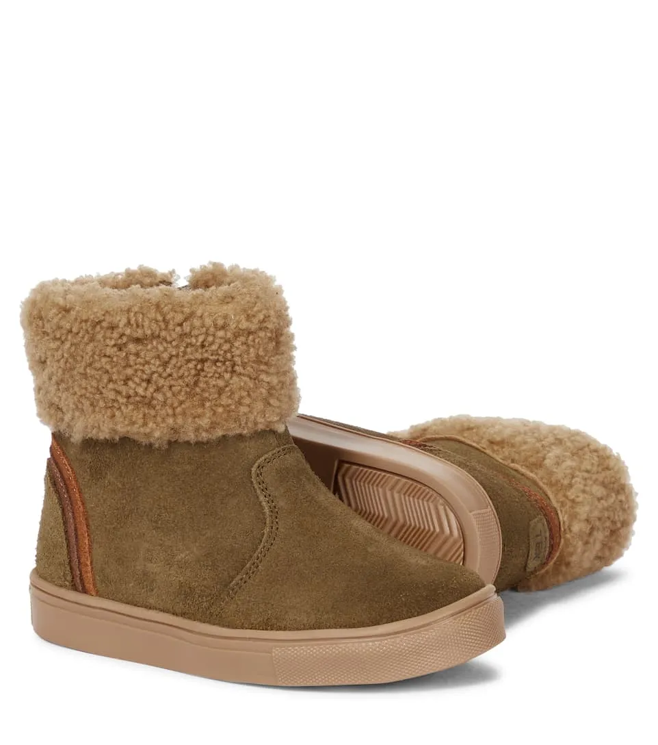 Chubby Shearling Winter Boot Sage