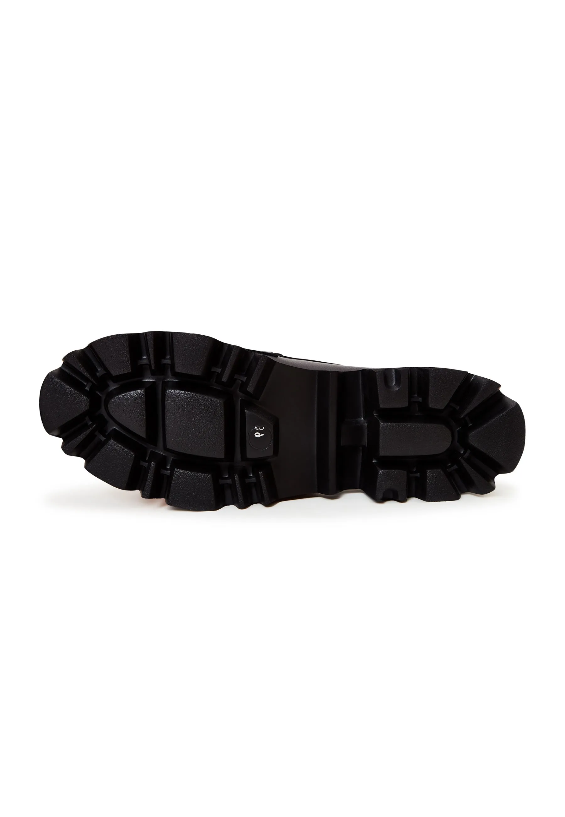 Chunky Platform Loafers - Black