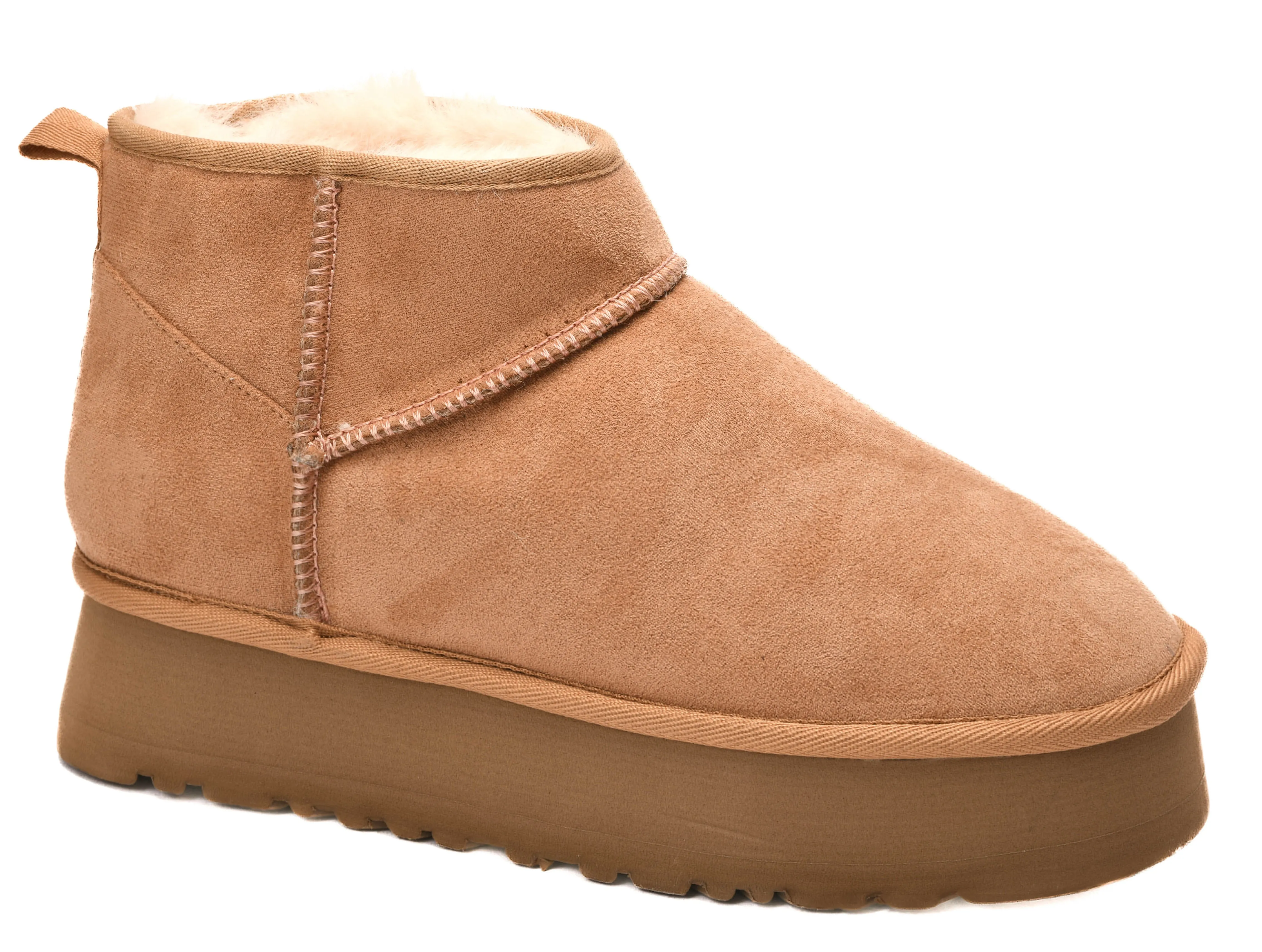 Corkys Room Service Camel Vegan Suede Boots