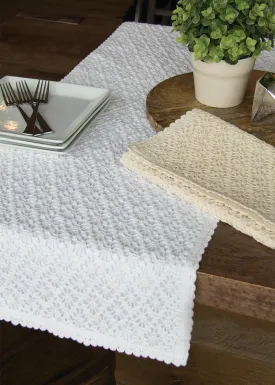 Crochet Envy Linea Table Runners - Natural 45"