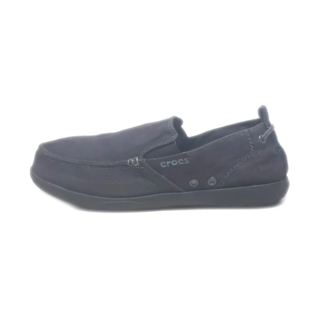 Crocs Walu Loafers Canvas Black Colour For Men