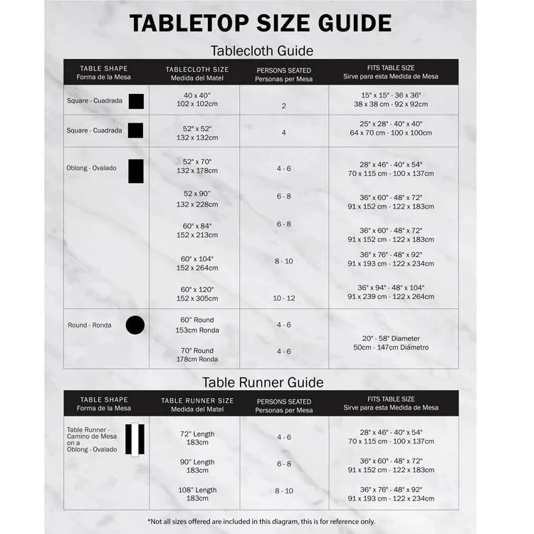 DII Gray Hemstitch 108" x 14" Table Runner