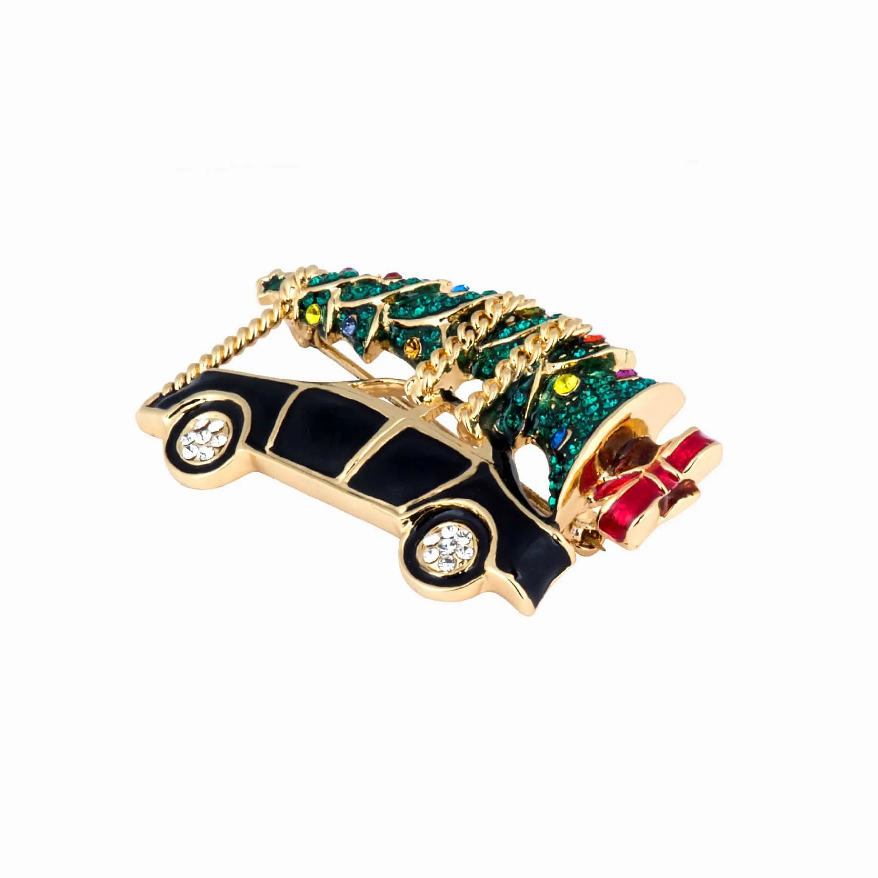 Driving Home for Christmas Brooch