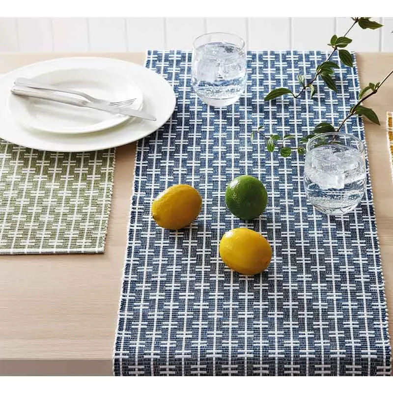 Eco Eden Ribbed Table Runner - Sage