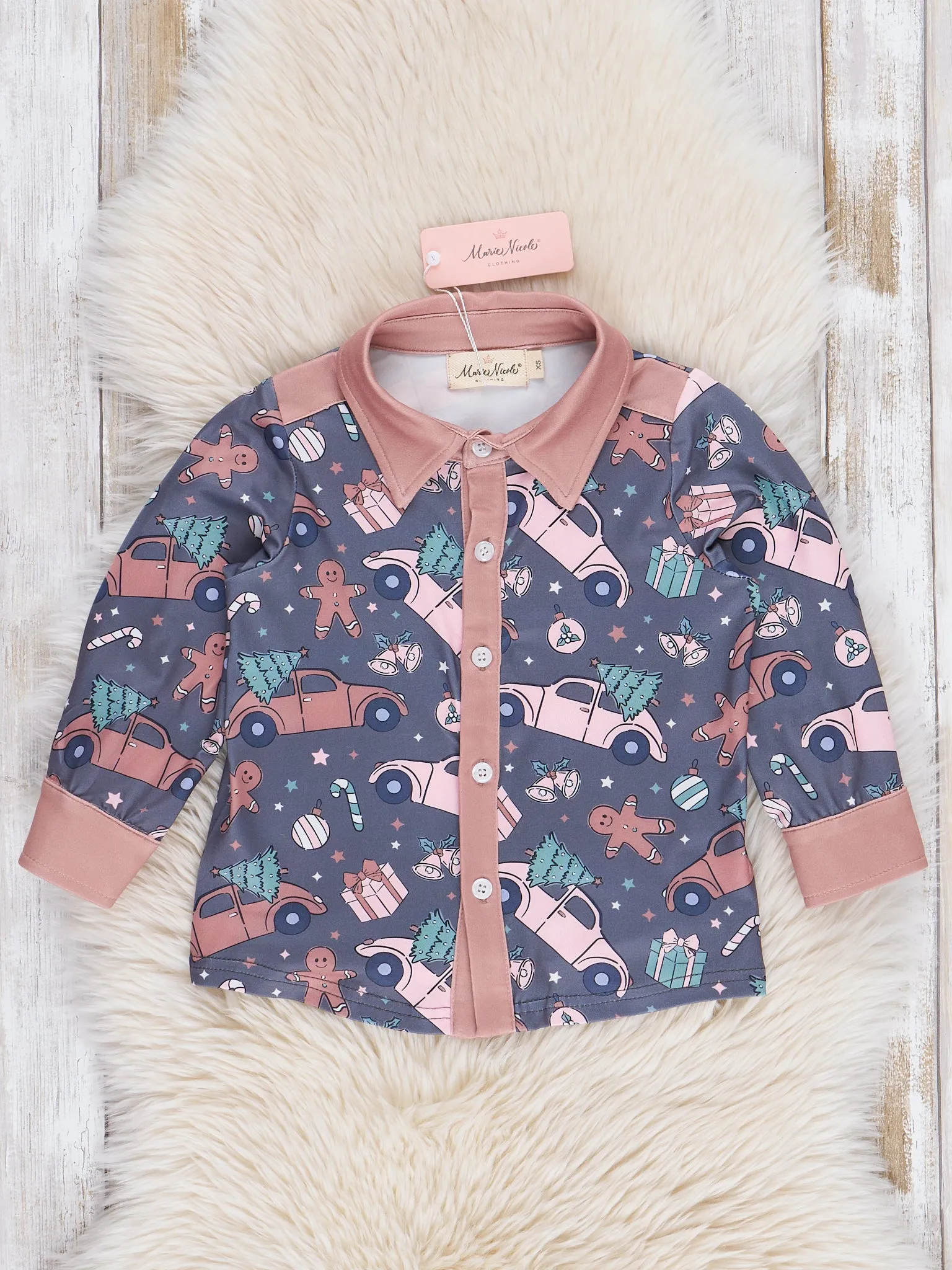 Festive Frolic Button-Up Shirt