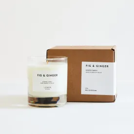 Fig & Ginger Scented Candle, 200g