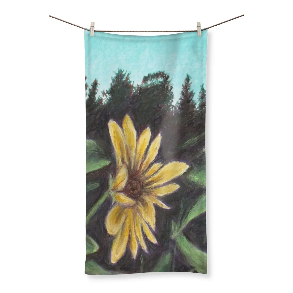 Flower Hour ~ Towel