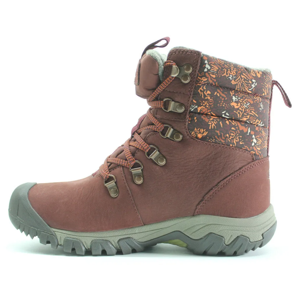 Greta Leather Textile Insulated Women's Winter Hiking Boots