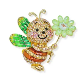 Happy Bumble Bee Brooch