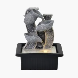 Home Centre Corsica Black Polyresin Modern Fountain - 17cmx25cm,Standard,CORSICA-RJ200418