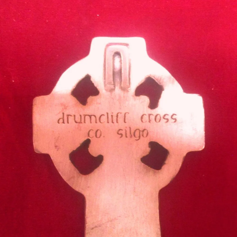 Irish Pewter Cross Drum Cliff Cross