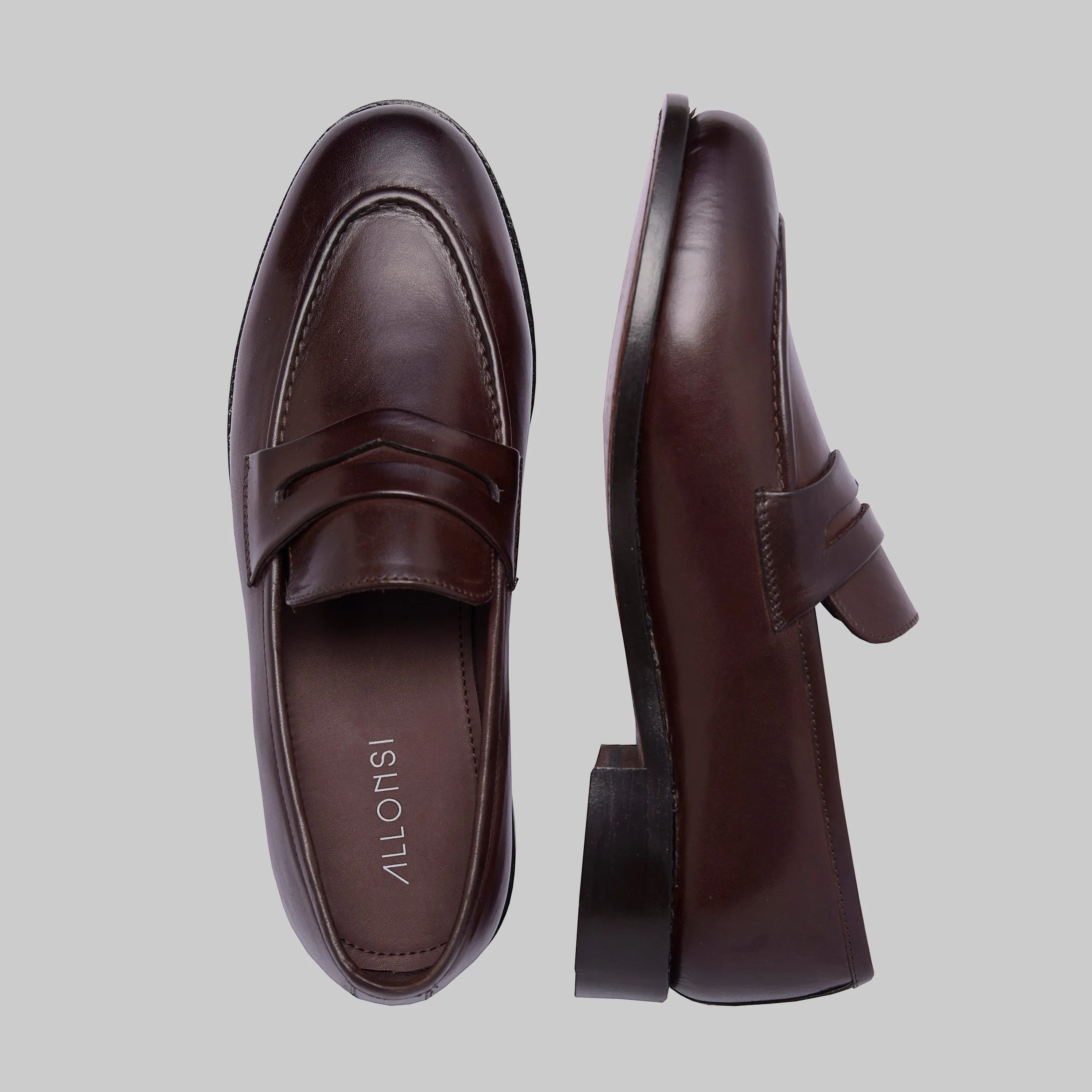 James Goodyear Welted Formal Penny Loafers