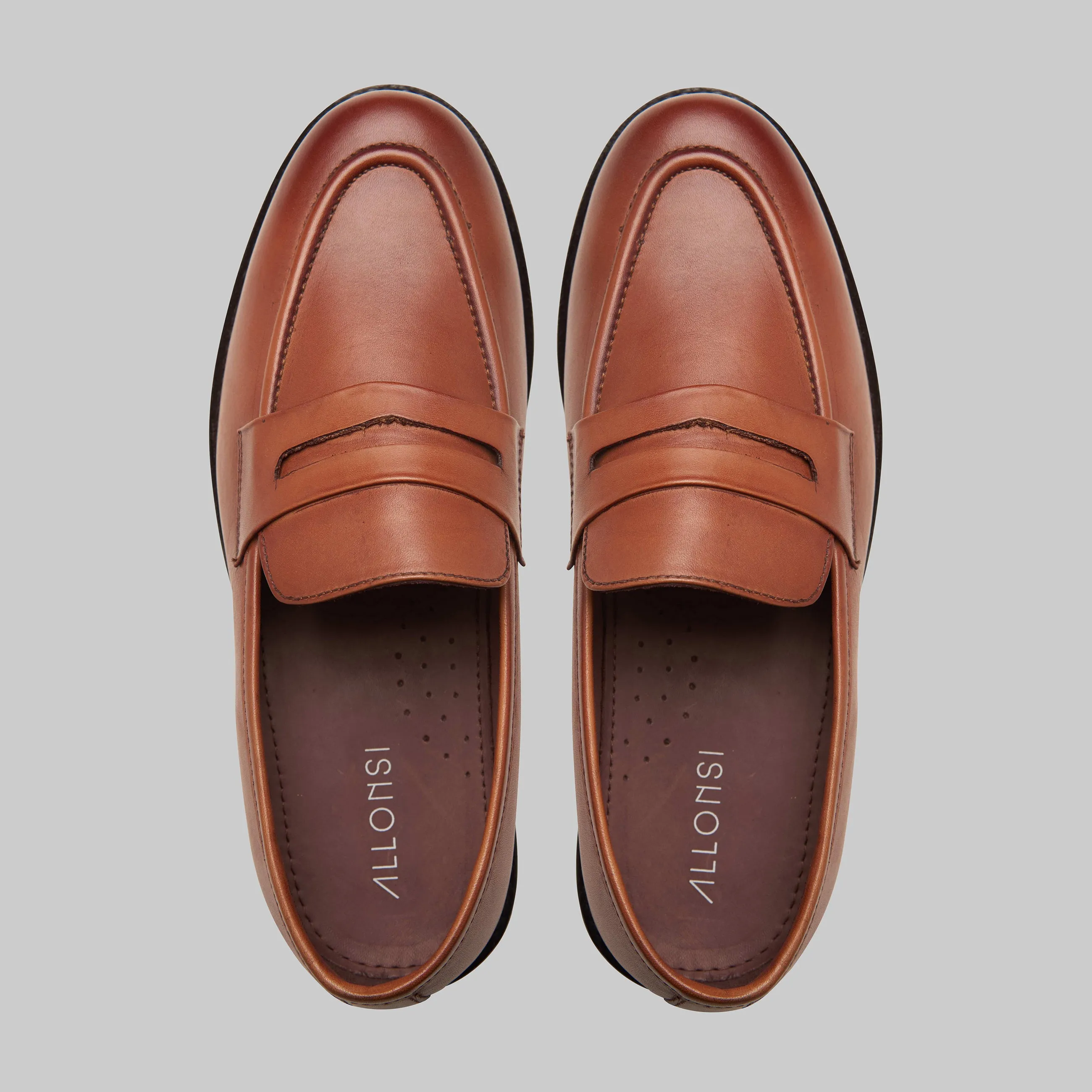 James Goodyear Welted Formal Penny Loafers