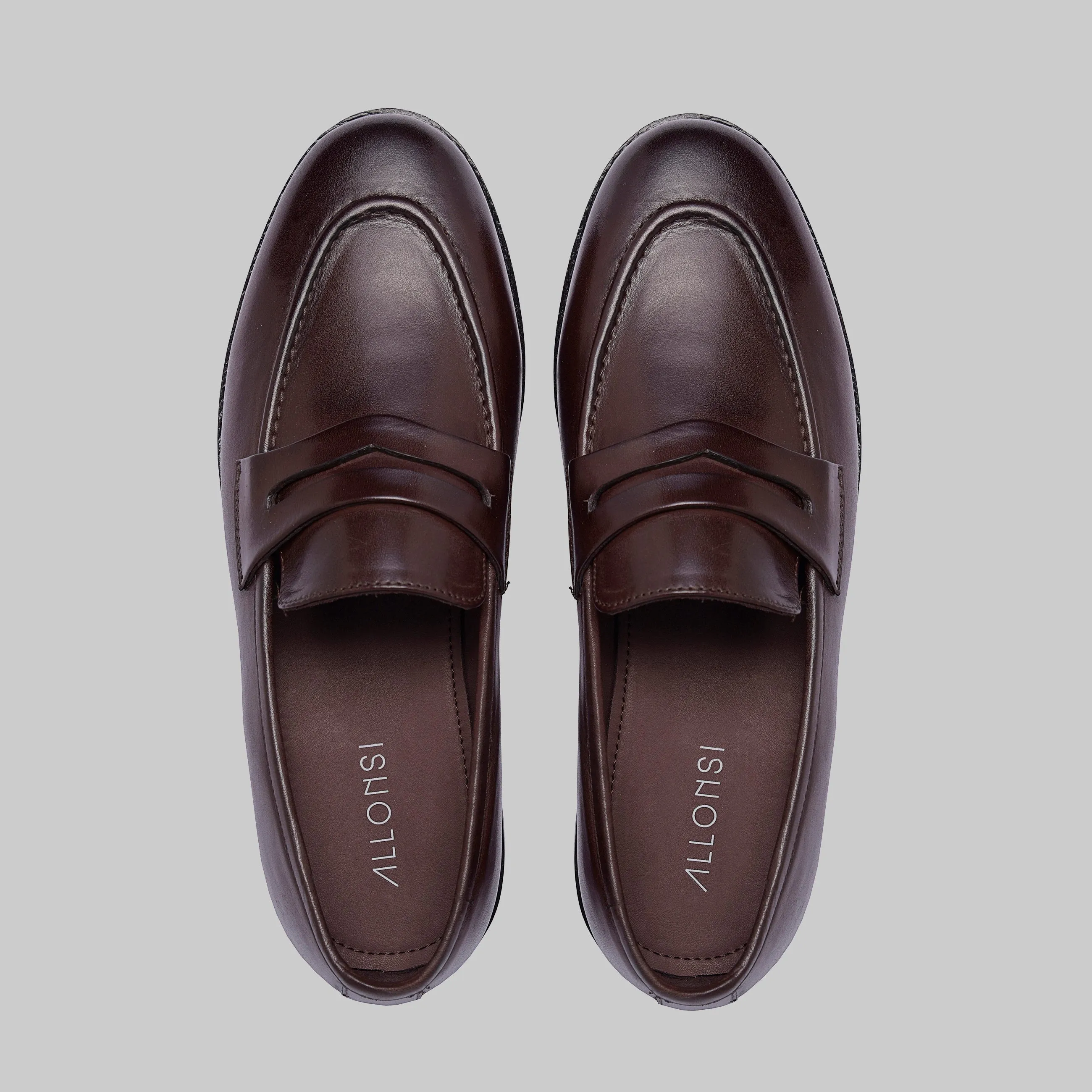 James Goodyear Welted Formal Penny Loafers