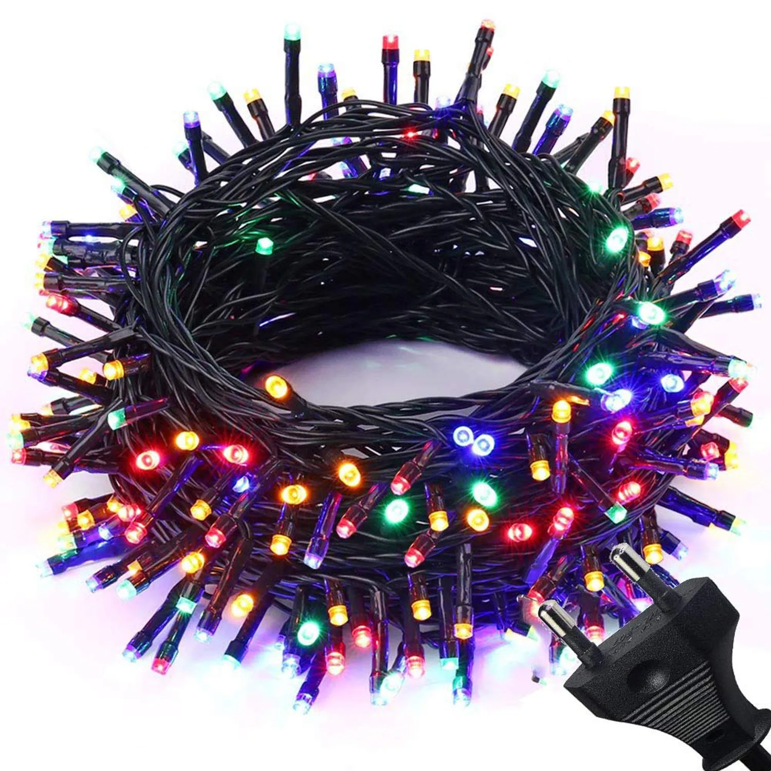 Kuber Industries 2 Piece 8 MM 10 Meter LED's Waterproof Fairy Decorative String Light - Red Green Blue- Decoration Indoor/Outdoor for Party Wedding Diwali -CTKTC23001