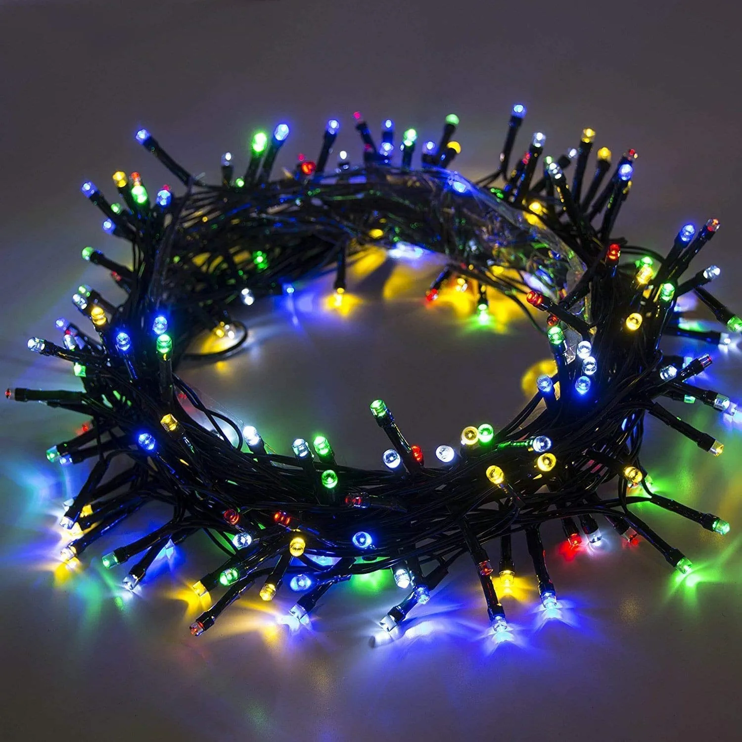 Kuber Industries 2 Piece 8 MM 10 Meter LED's Waterproof Fairy Decorative String Light - Red Green Blue- Decoration Indoor/Outdoor for Party Wedding Diwali -CTKTC23001