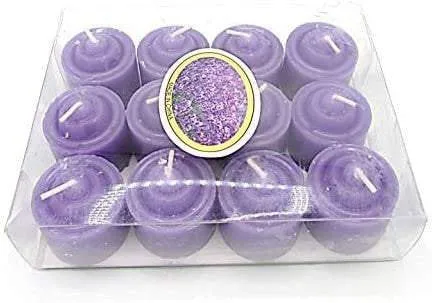 Lavender scented valentine day candles