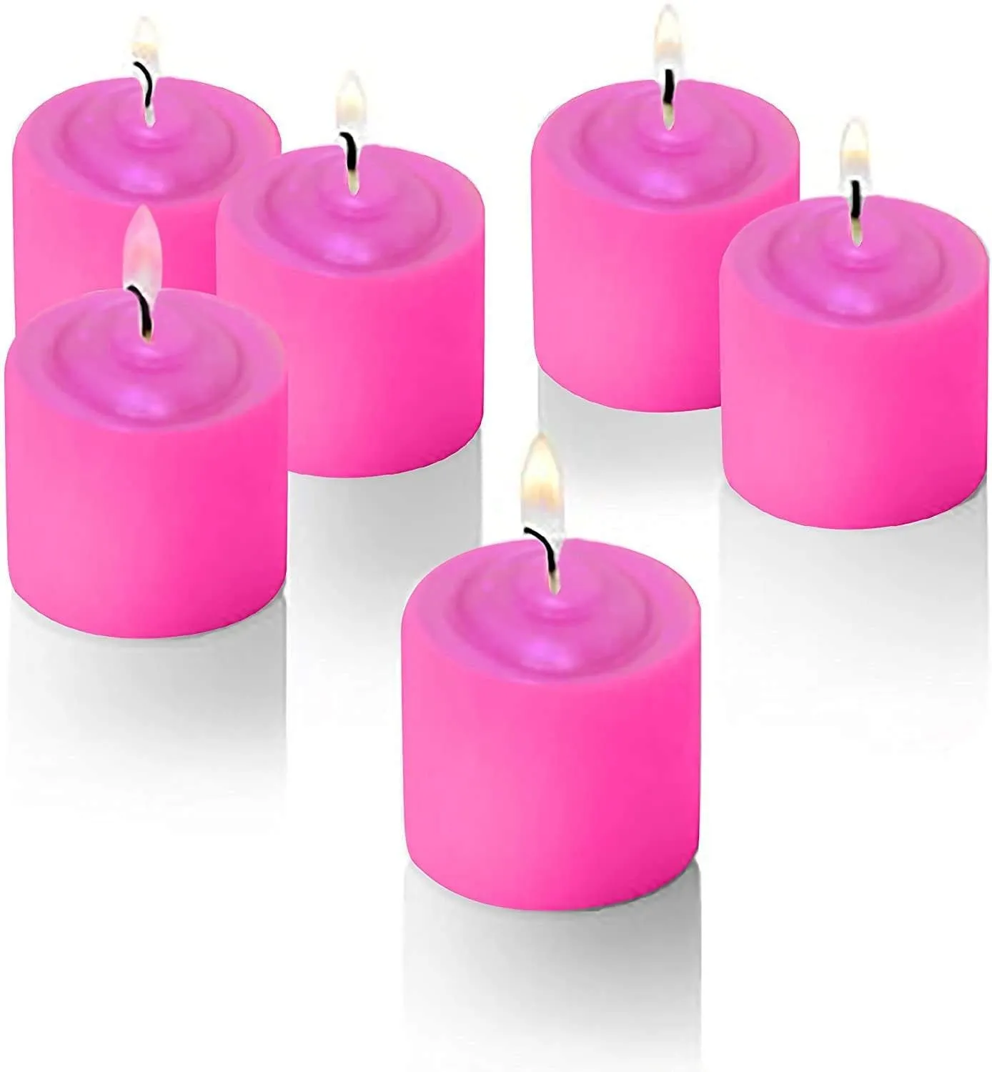 Lavender scented valentine day candles