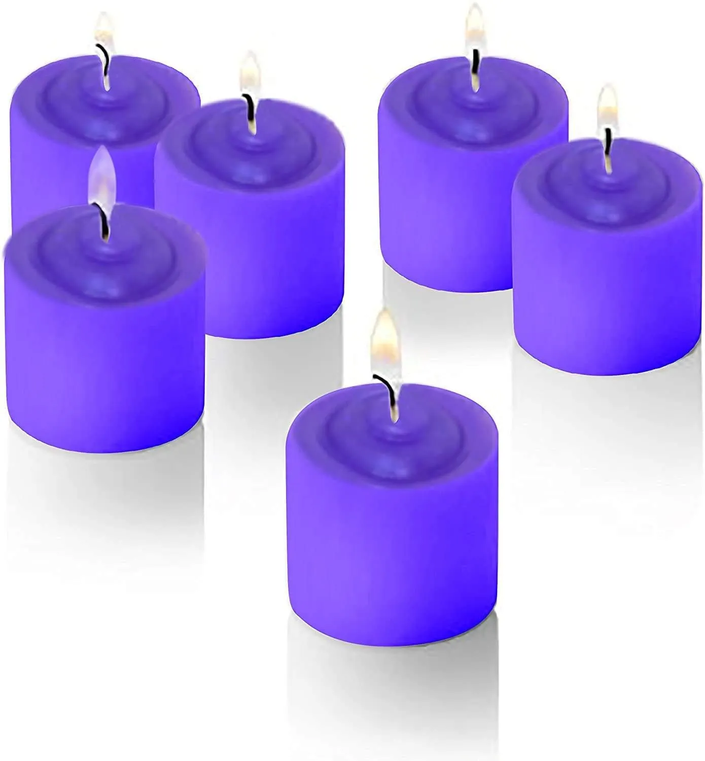 Lavender scented valentine day candles