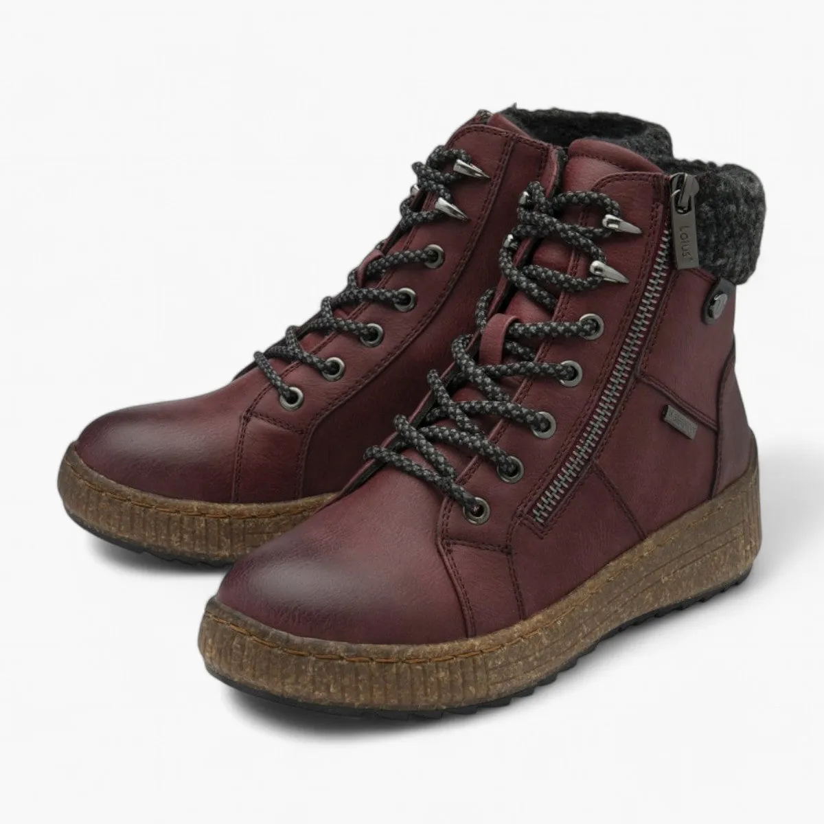 Lotus Penrithe Women’s Waterproof Ankle Boots, Bordeaux