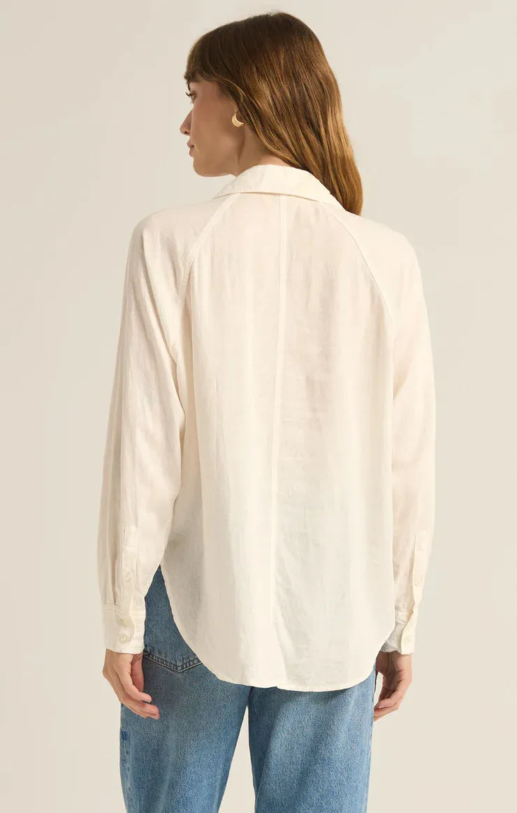 LS PERFECT LINEN TOP