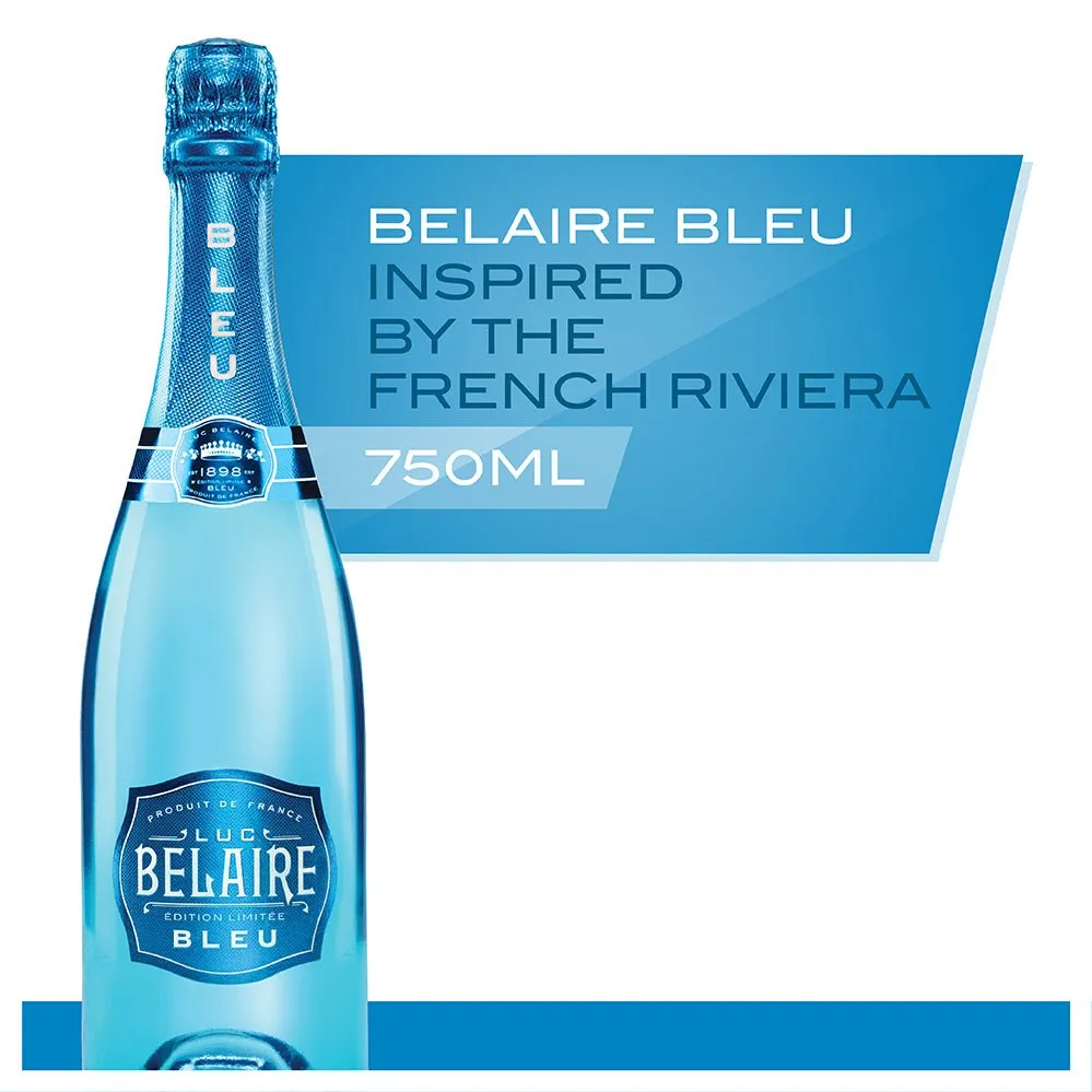 Luc Belaire Bleu (750mL) French Sparkling Wine