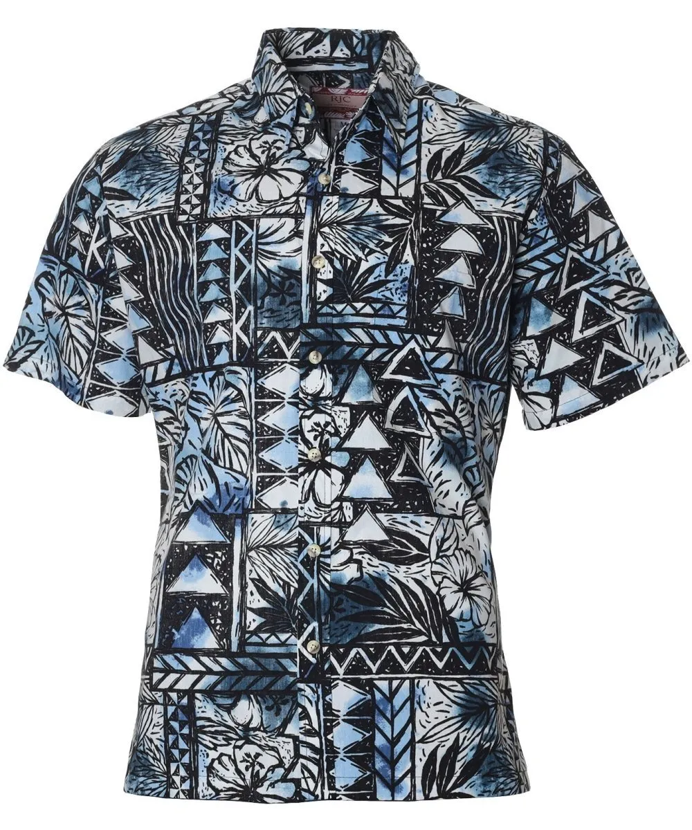 Lucky Lau Button-Up Dress Aloha Shirt