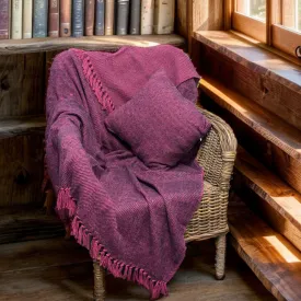 Luxury Tasseled Throws - Fair Trade Recycled Cotton