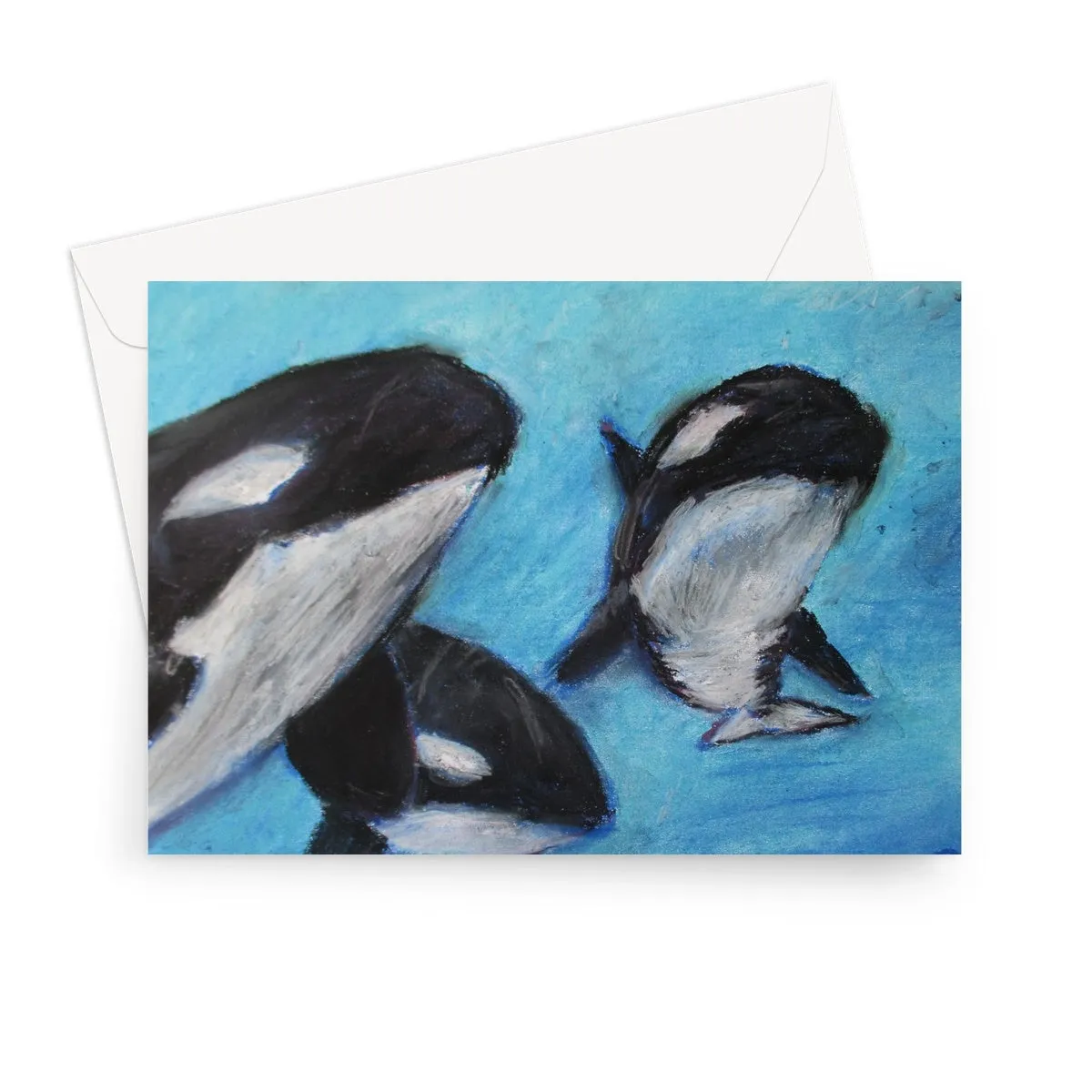 Orca Tides ~ Greeting Card