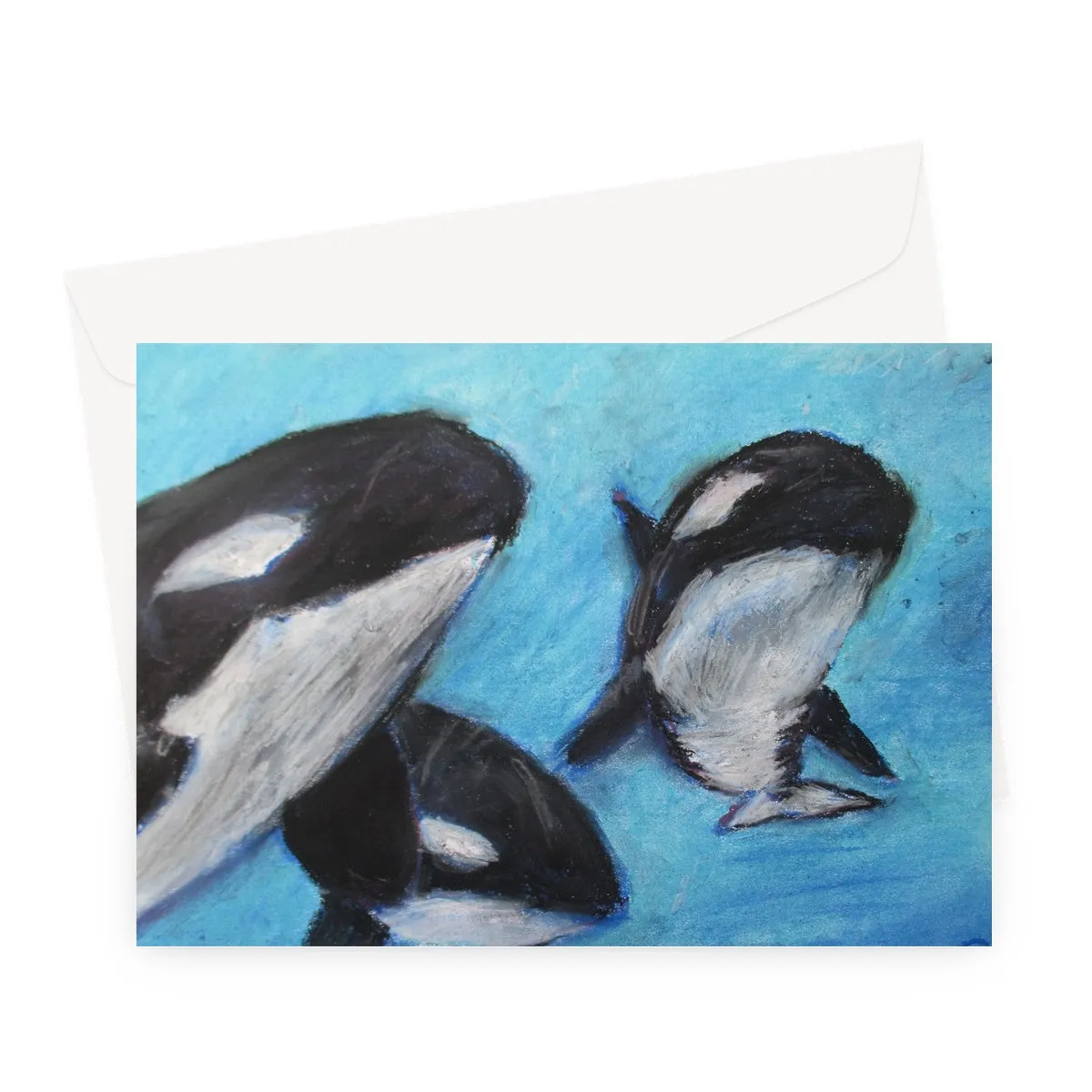 Orca Tides ~ Greeting Card